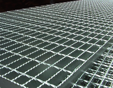serrated bar grating