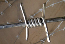 single barbed wire