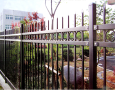 type b steel fence
