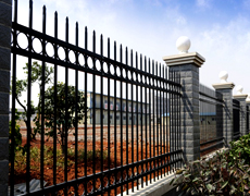 type b-2 metal fence