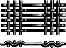 triple shoot crimped wire mesh